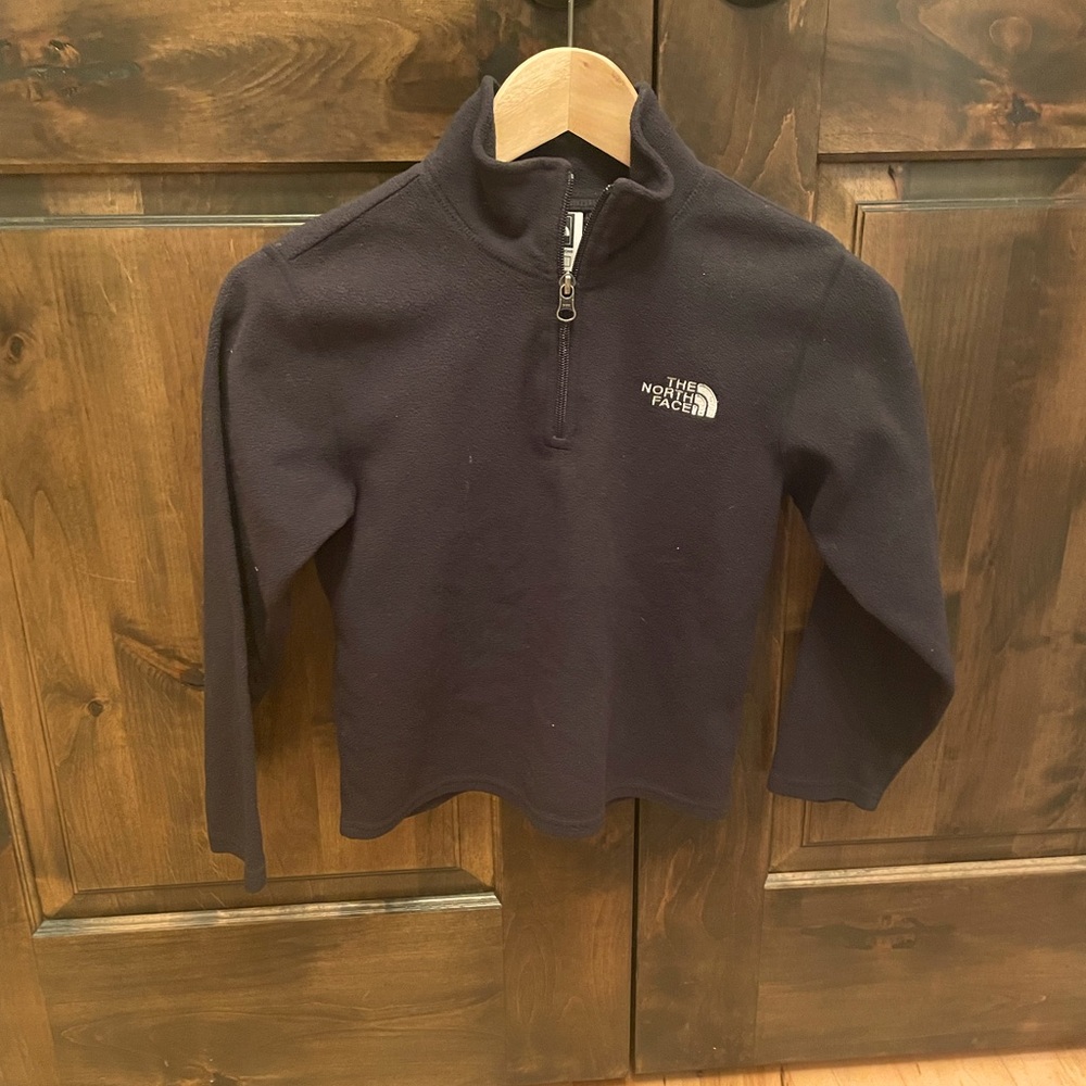 Kids north face fleece 1/4 zip